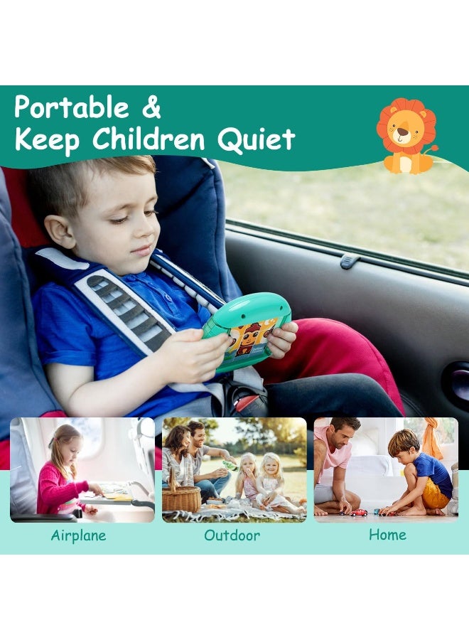 أحجية دوارة للأطفال بعمر 3 و4 و5 و6 و7 و8 سنوات، أحجية 4 في 1 للأطفال الصغار الذين يسافرون، والسيارات، والطائرات، وأنشطة الرحلات البرية، والمهارات الحركية الدقيقة، هدية رائعة للأولاد والبنات بعمر 3 سنوات فما فوق - Image 4